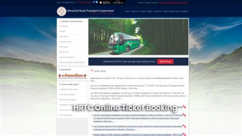 hrtc smart card rules|online hrtc bus booking.